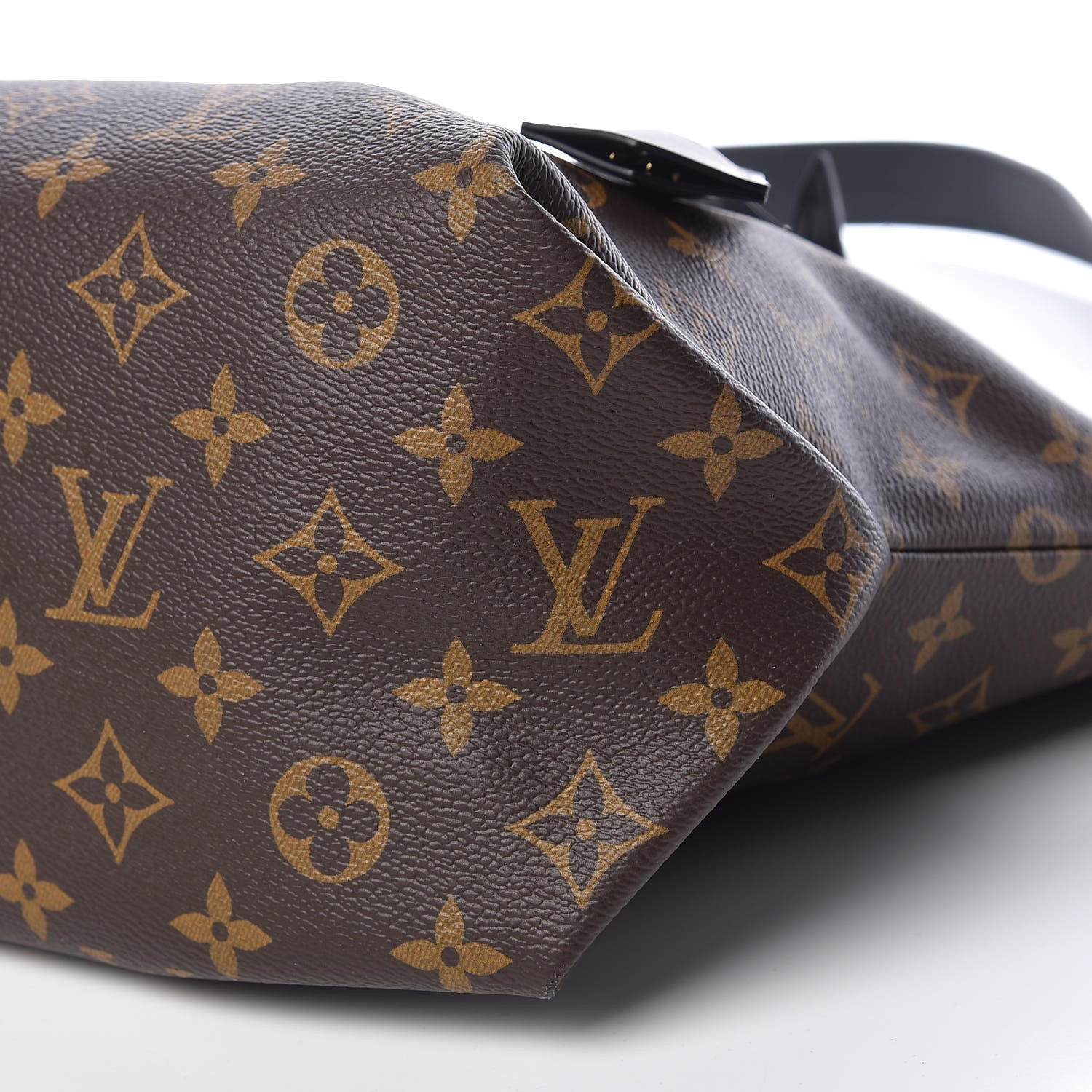 Louis Vuitton Monogram Flower Zipped Tote MM Black 10 of 10