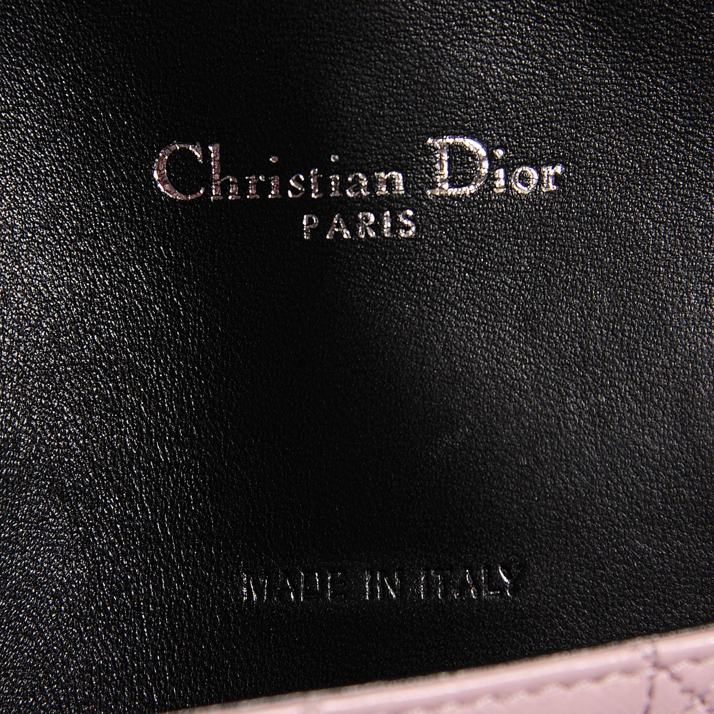 Lambskin Cannage Medium Miss Dior Flap Black