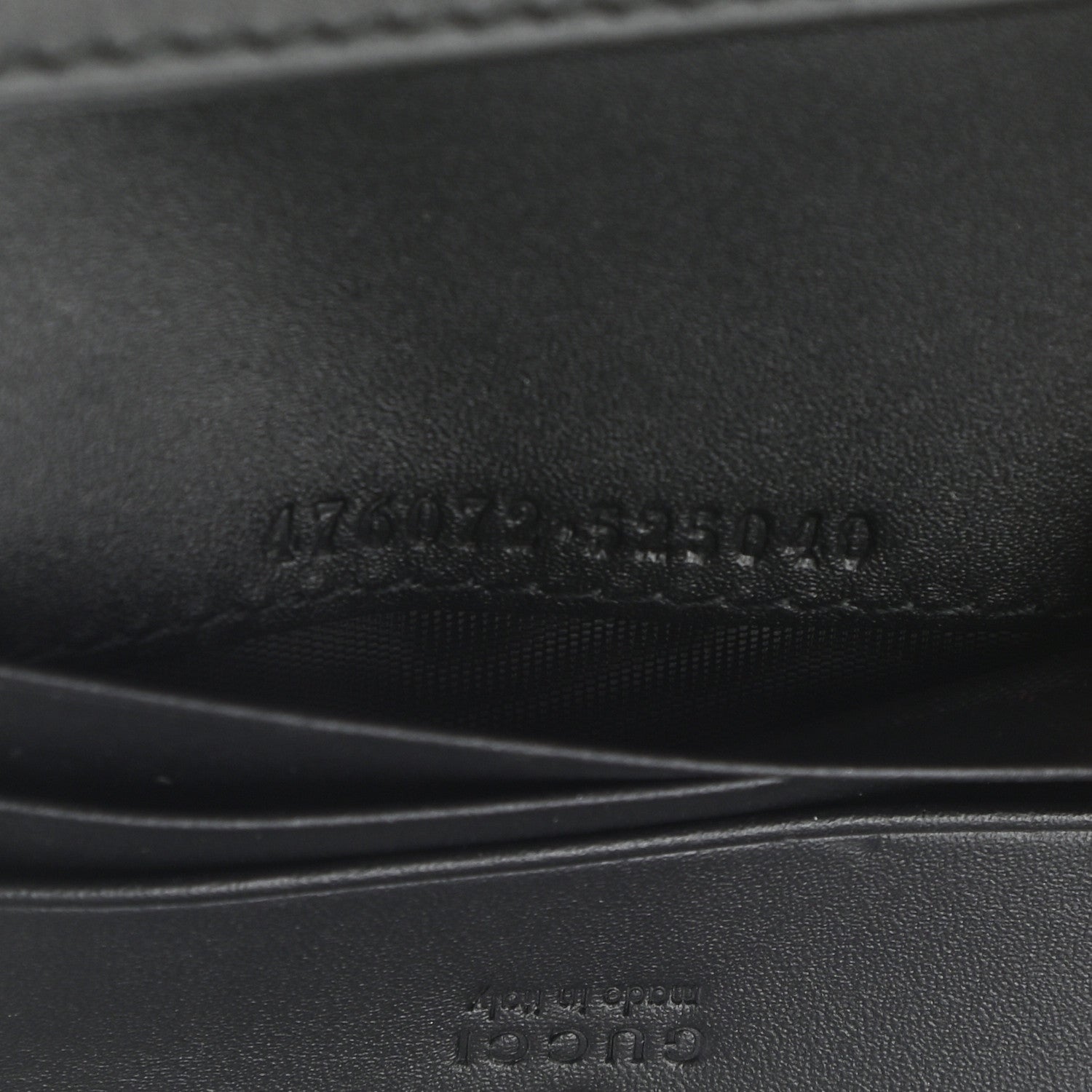 Gucci Calfskin Queen Margaret Card Case Wallet Black 7 of 7
