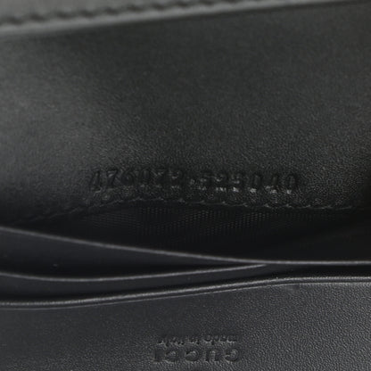 Gucci Calfskin Queen Margaret Card Case Wallet Black 7 of 7