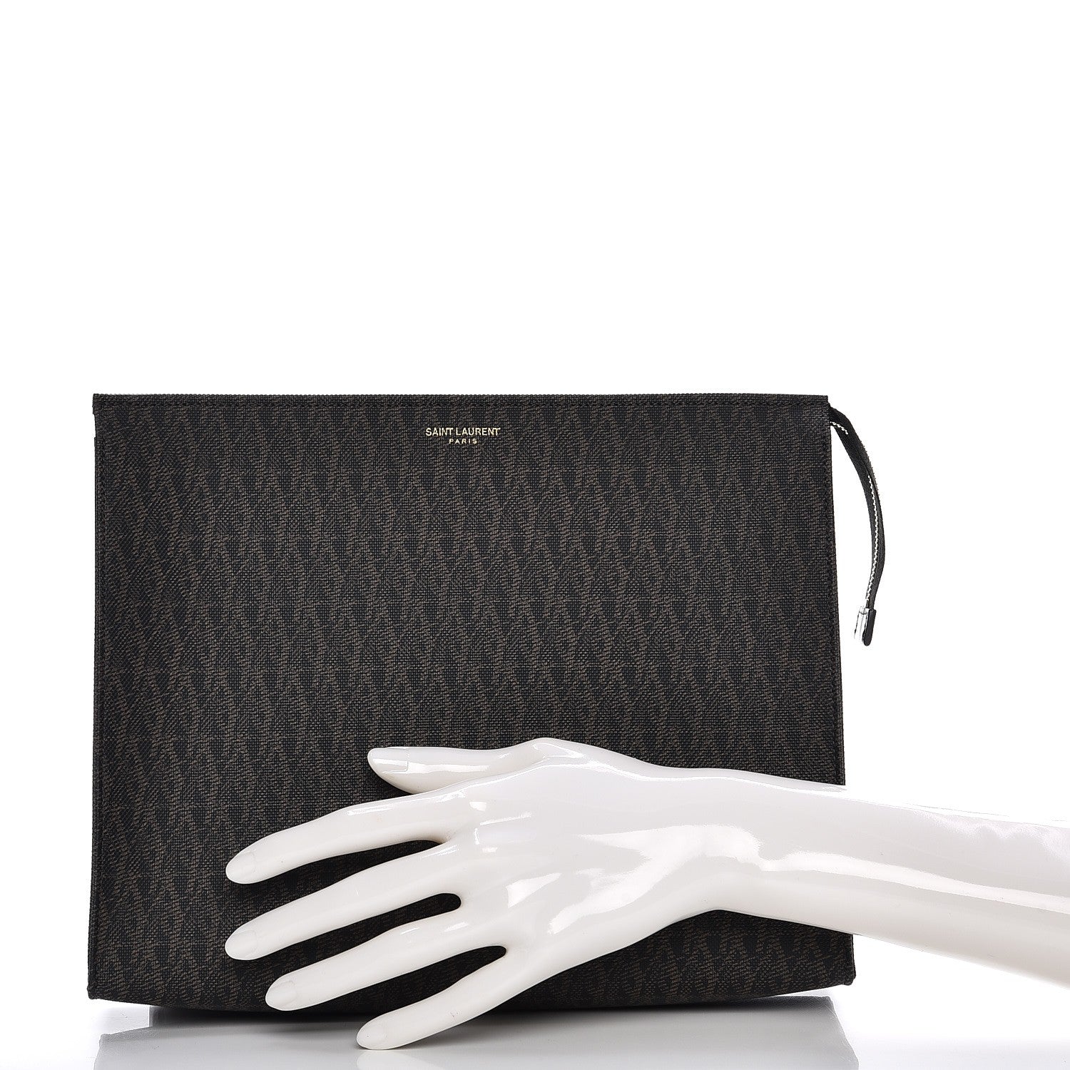 Saint Laurent Toile Classic Monogram Toiletry Bag 2 of 7