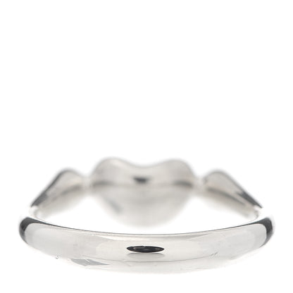 Tiffany Sterling Silver Elsa Peretti Bean Ring 50 5.5 3 of 5