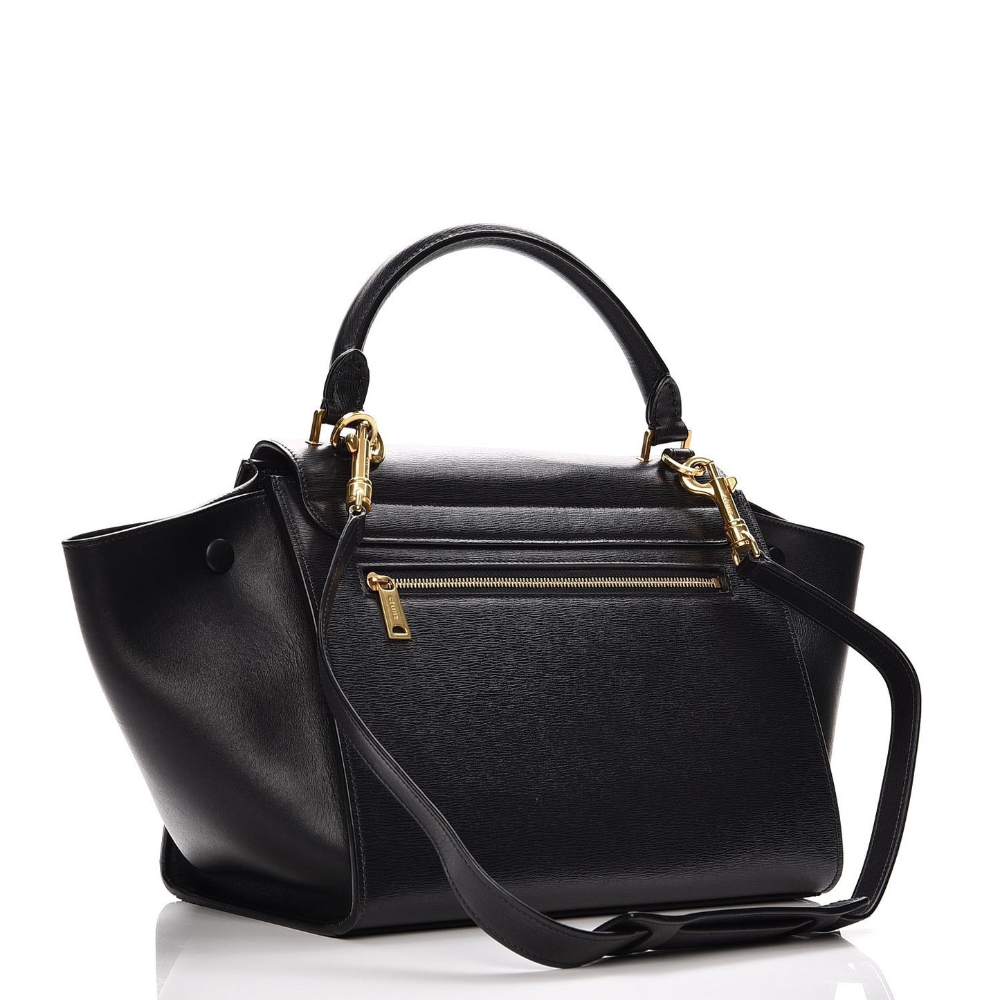 Liege Calfskin Small Trapeze Black