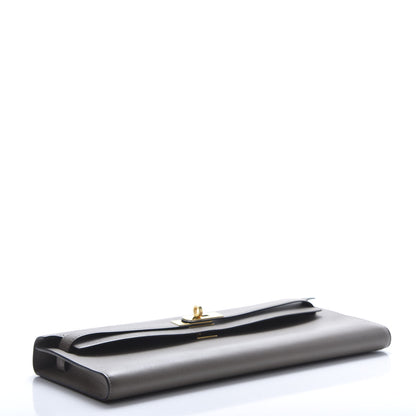 Hermes Swift Kelly Cut Clutch Pochette Gris Asphalt 4 of 10