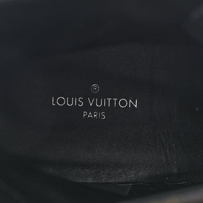 Louis Vuitton Suede Calfskin Monogram Laureate Platform Desert Boots 40 Taupe 7 of 13