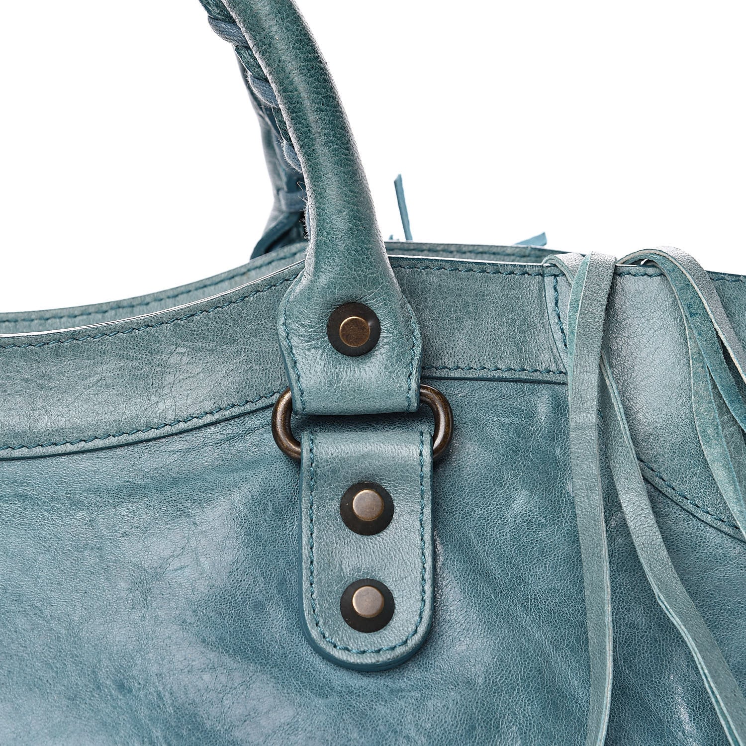 Balenciaga Agneau Classic Hardware City Bleu India 14 of 21