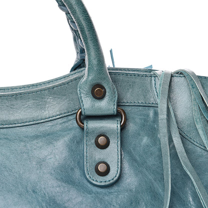 Balenciaga Agneau Classic Hardware City Bleu India 14 of 21