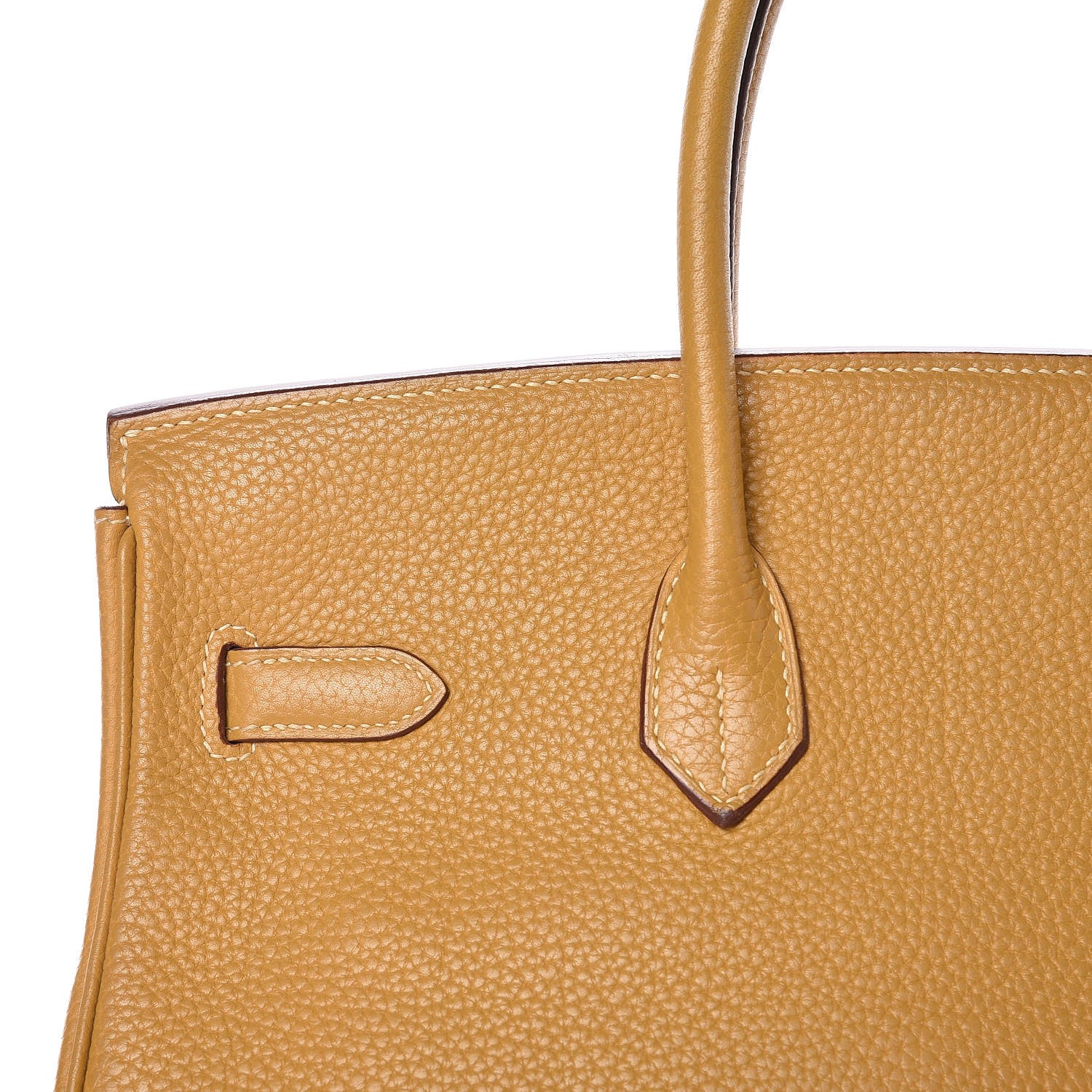 Hermes Taurillon Clemence Birkin 35 Curry 33 of 43