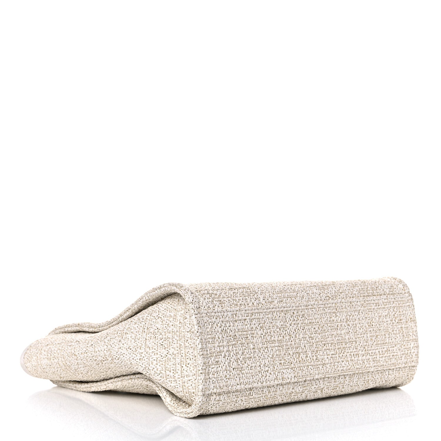 Chanel Lurex Boucle Mini Deauville Tote White 4 of 13