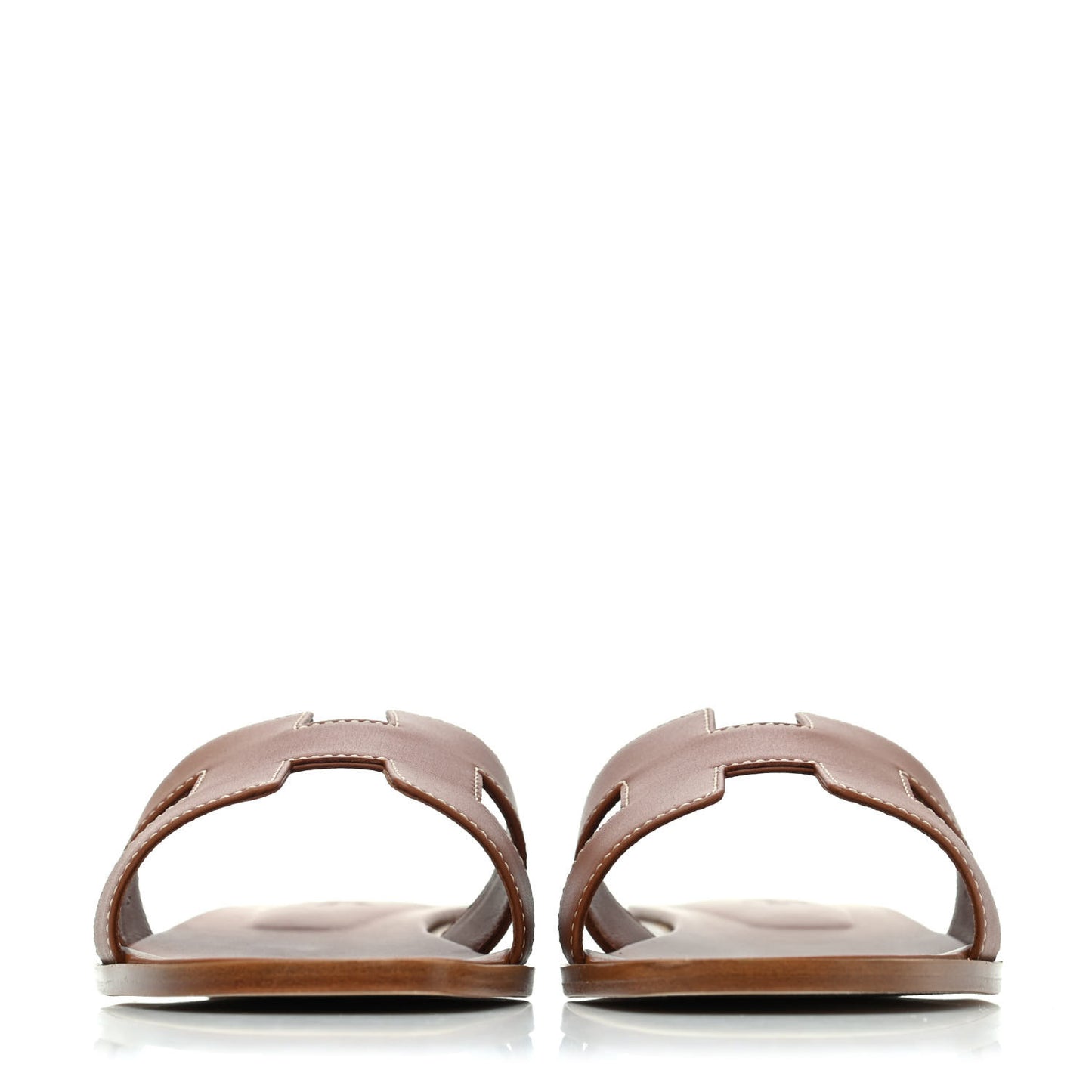 Box Calfskin Oran Sandals 38.5 Gold