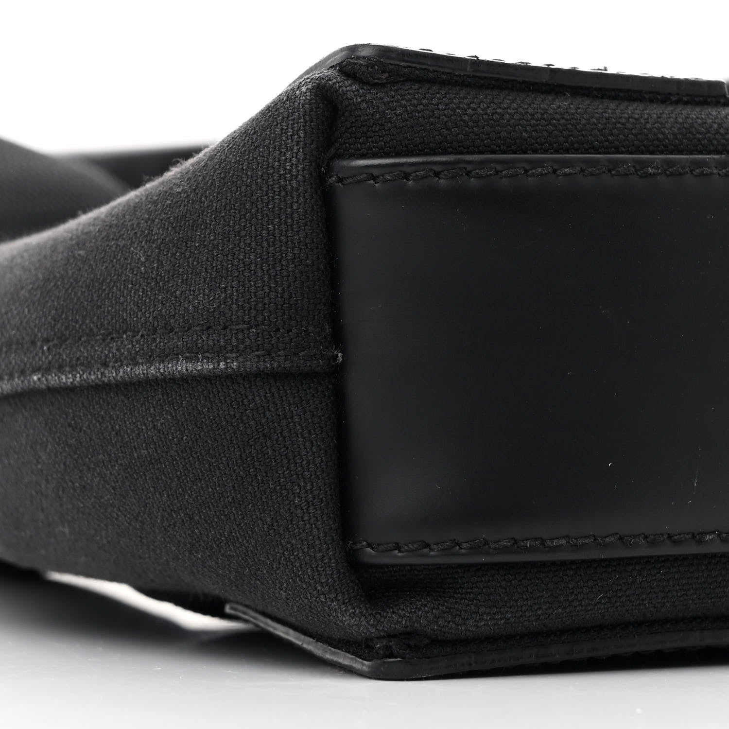 Balenciaga Cotton Canvas Calfskin Navy Cabas XS Black 12 of 13