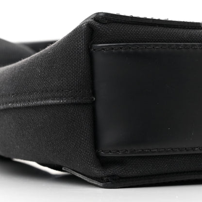 Balenciaga Cotton Canvas Calfskin Navy Cabas XS Black 12 of 13