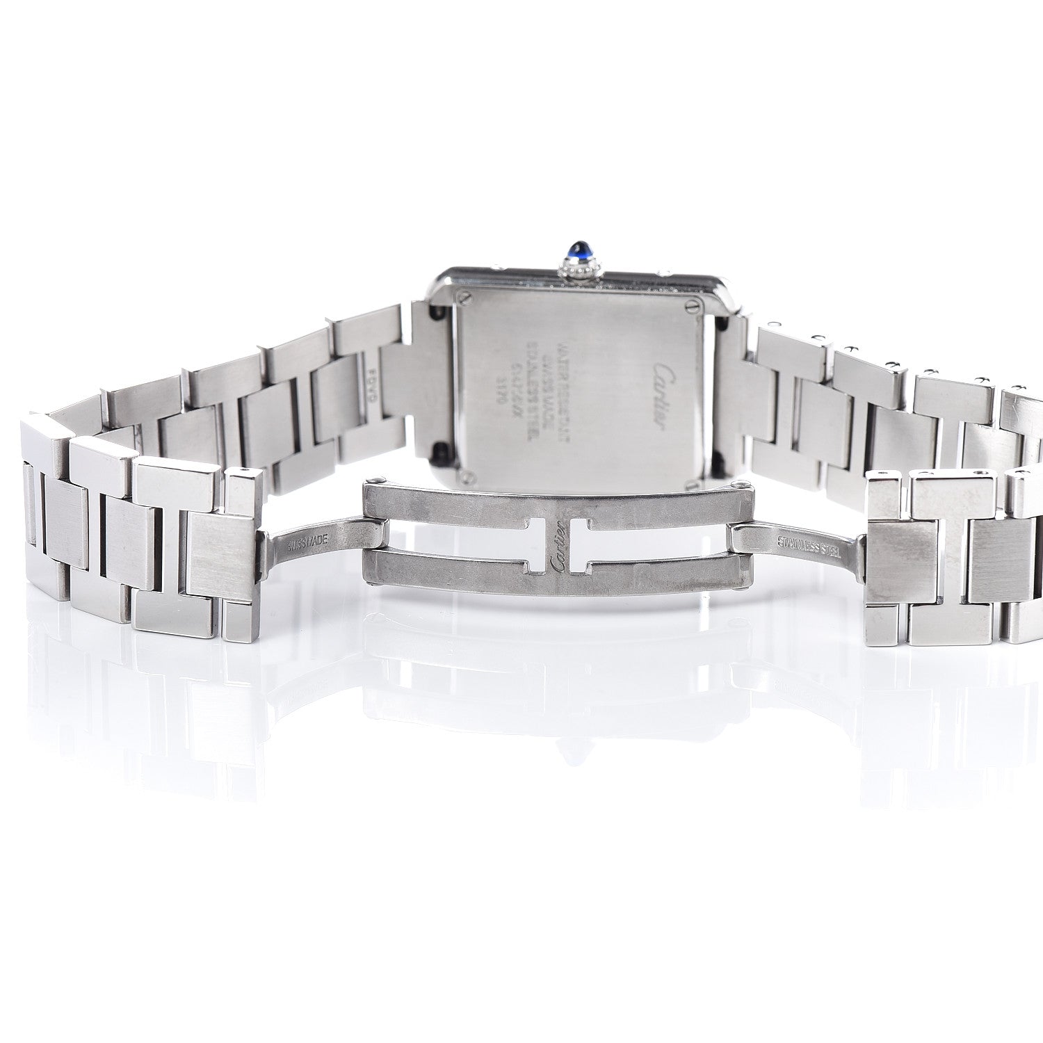 Cartier Stainless Steel 24mm Tank Solo Quartz Watch 6 of 7