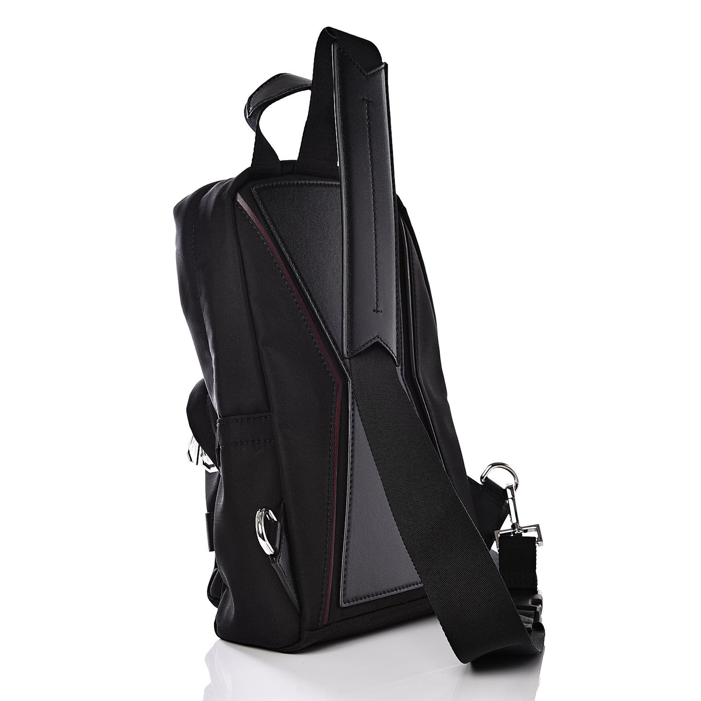 Nylon Small Downtown Sling Bag Black