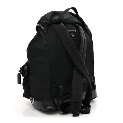 Prada Tessuto Nylon Saffiano Vela Backpack Black 3 of 12