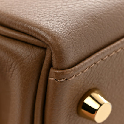 Hermes Evercolor Kelly Retourne 28 Beige De Weimar 12 of 17