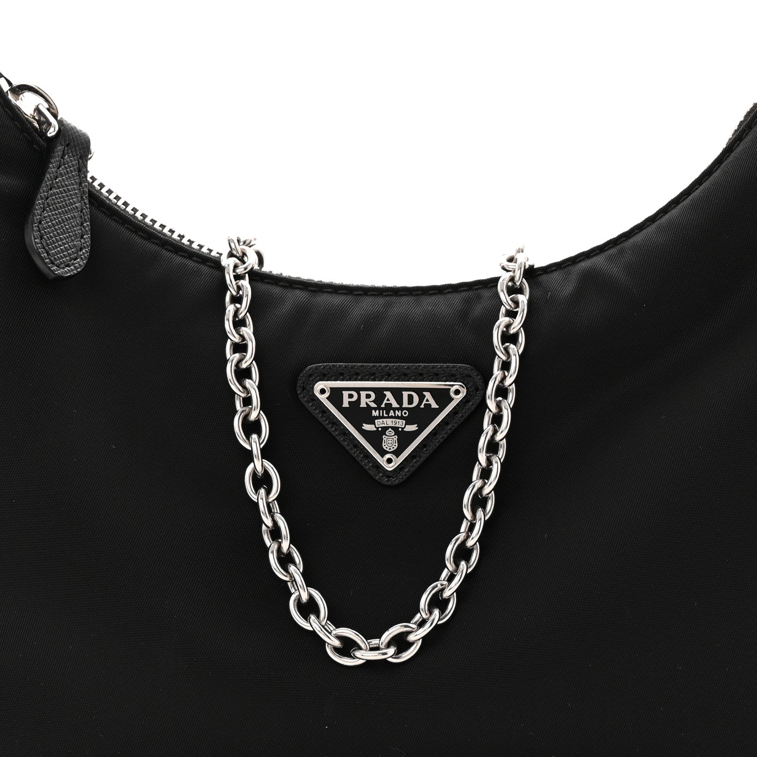 Prada Nylon Re-Edition 2005 Shoulder Bag Black 9 of 11