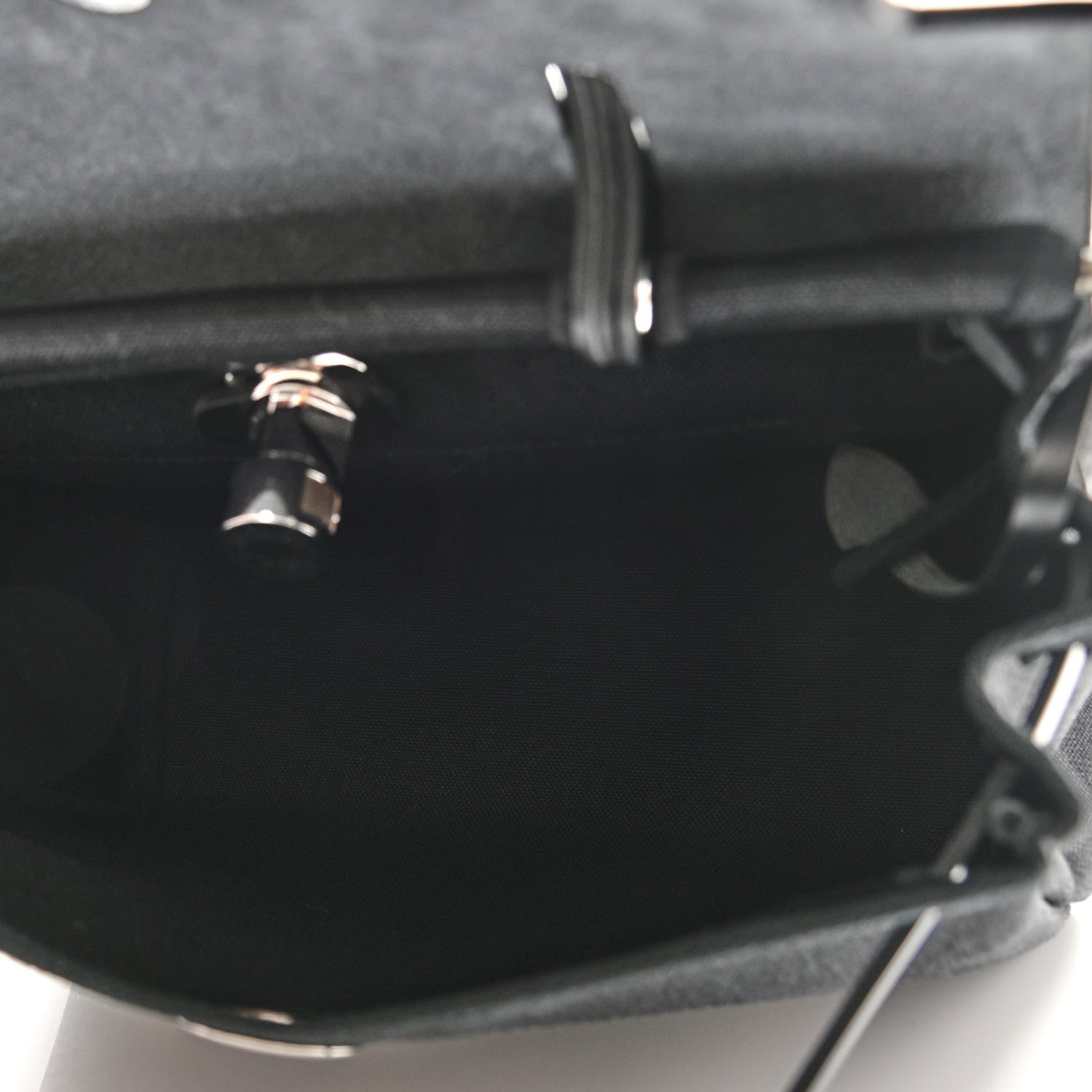 Hermes Toile Vache Hunter Herbag Zip PM 31 Black 5 of 11