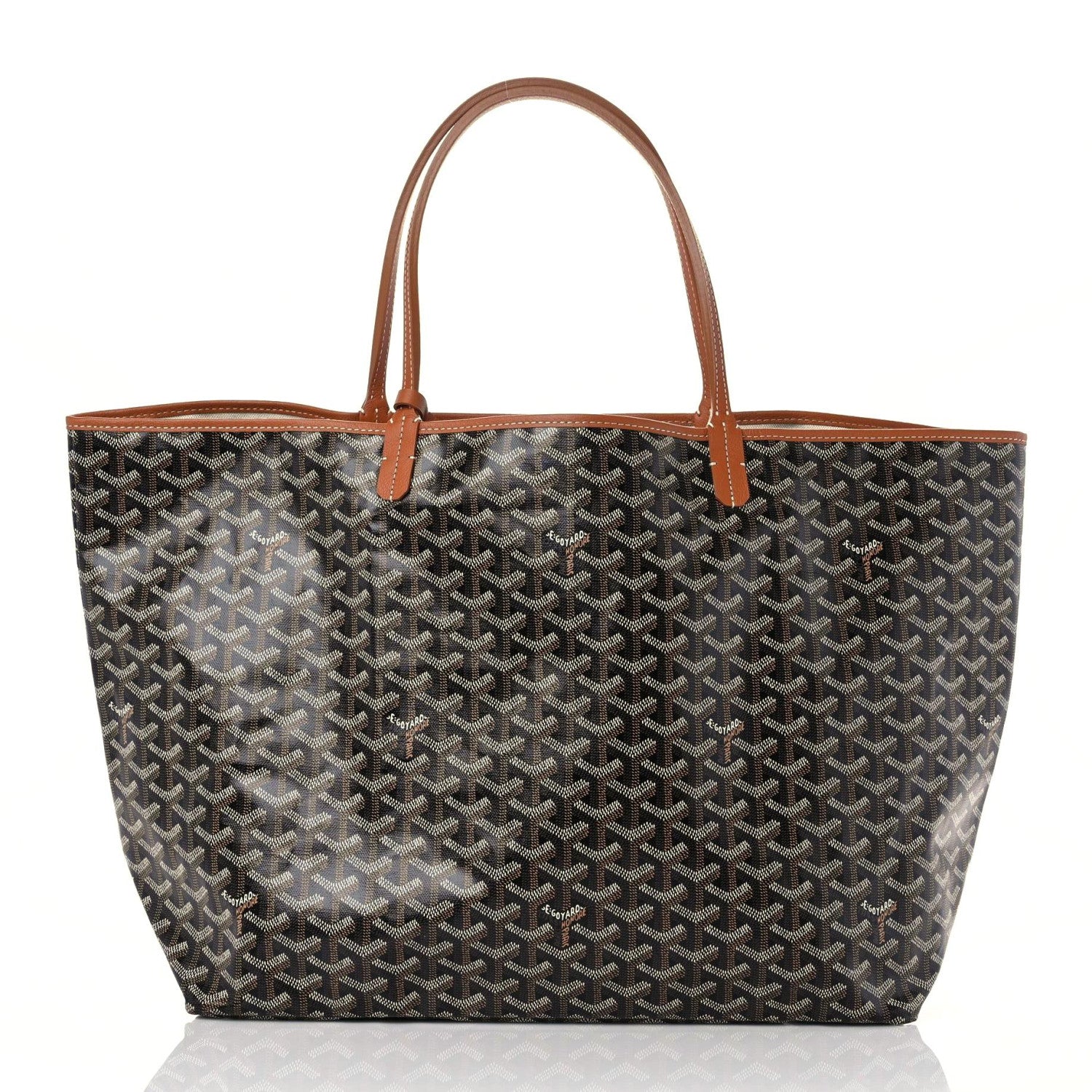 Goyard Goyardine Saint Louis GM Black Gold 3 of 9
