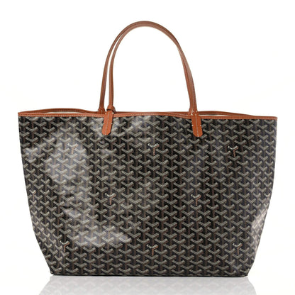 Goyard Goyardine Saint Louis GM Black Gold 3 of 9