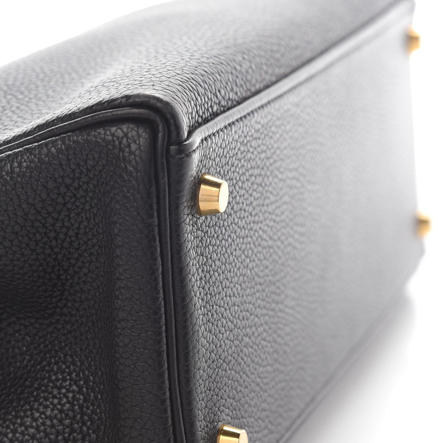 Hermes Taurillon Clemence Kelly Retourne 32 Black 7 of 36