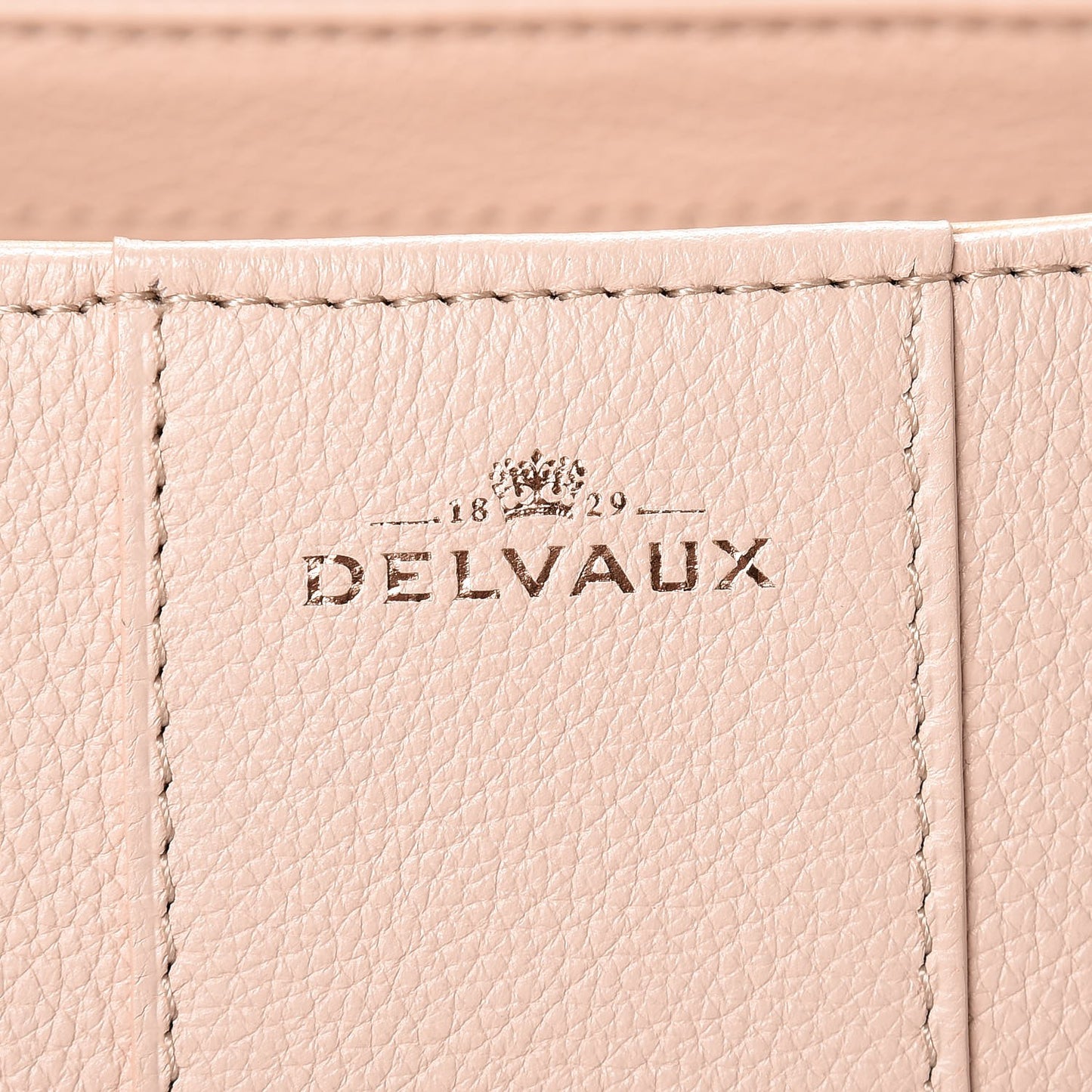 Grained Calfskin MM Brillant Satchel Nude