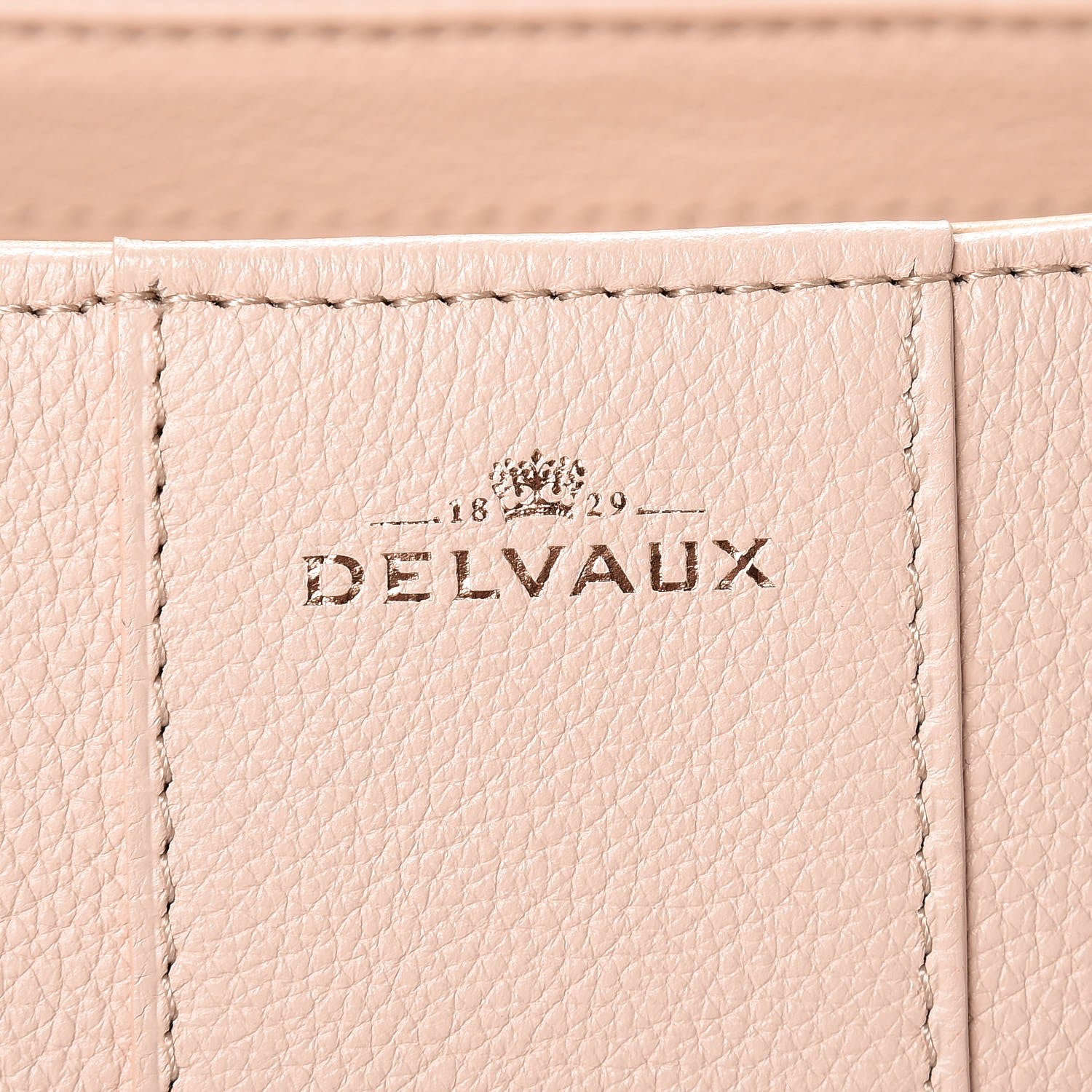 Delvaux Grained Calfskin MM Brillant Satchel Nude 6 of 7