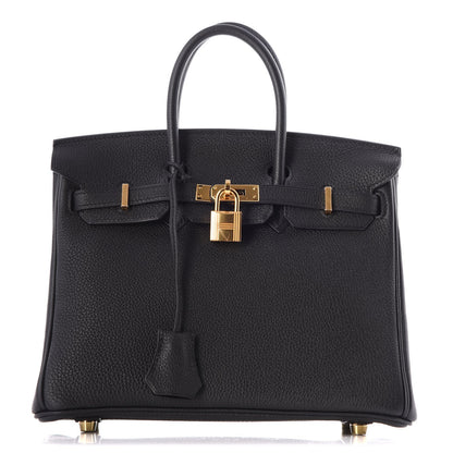 Hermes Togo Birkin 25 Black 1 of 37