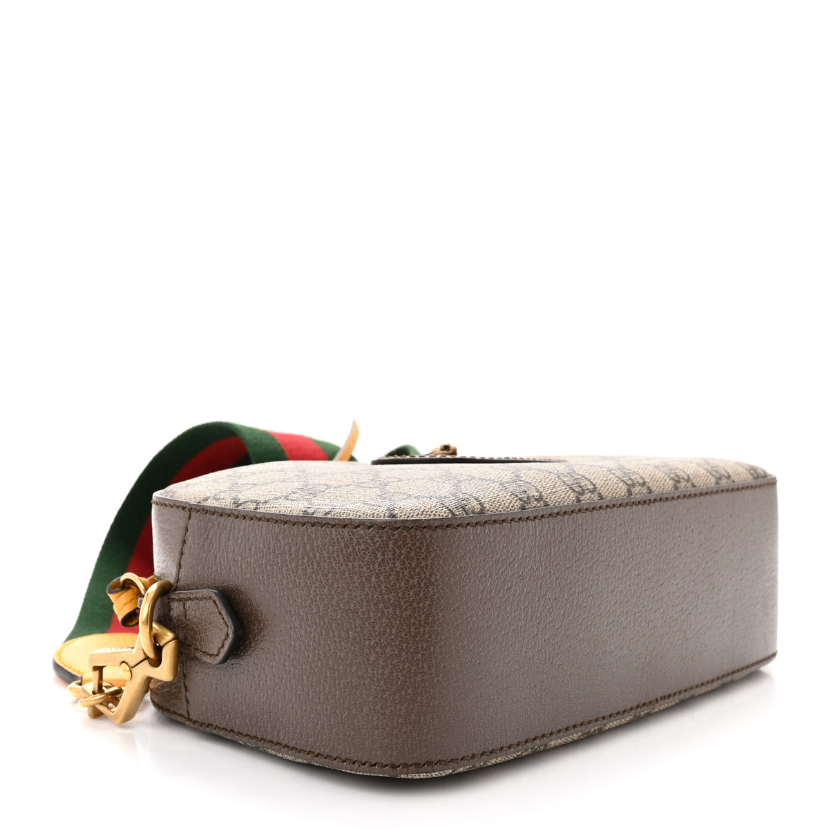 GG Supreme Monogram Web Neo Vintage Shoulder Bag Beige New Acero Crop