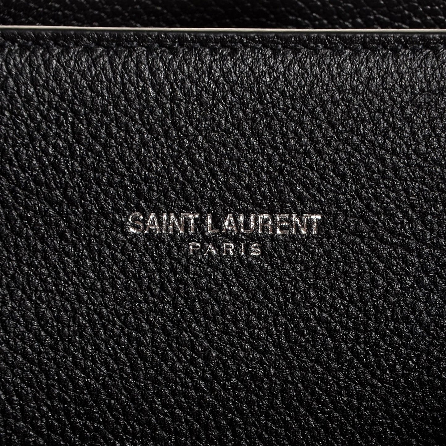 Grained Calfskin Small Sac De Jour Black