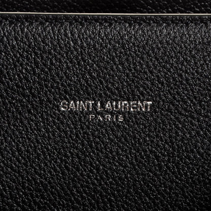 Saint Laurent Grained Calfskin Small Sac De Jour Black 8 of 8