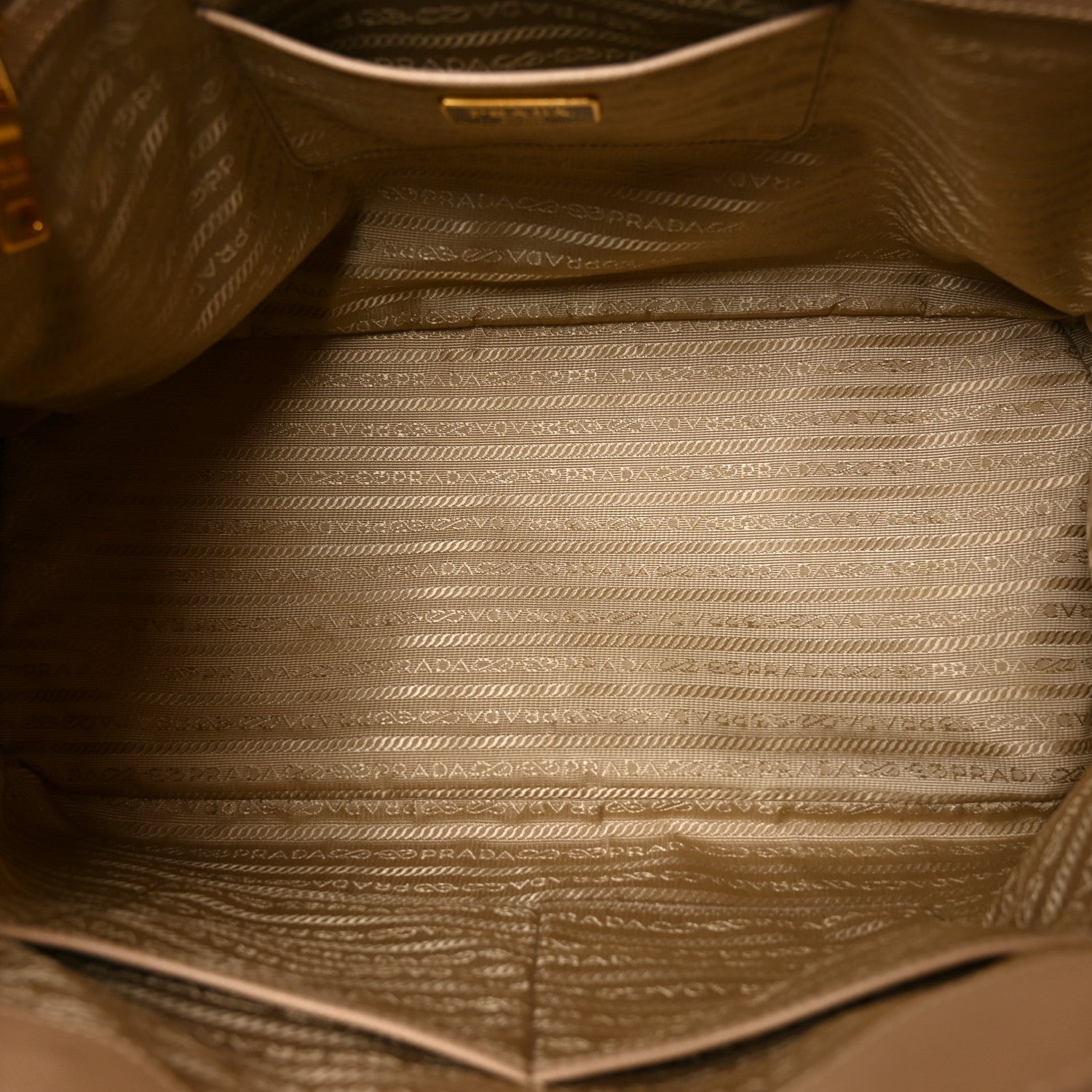 Prada Saffiano Lux Large Tote Sabbia 5 of 9