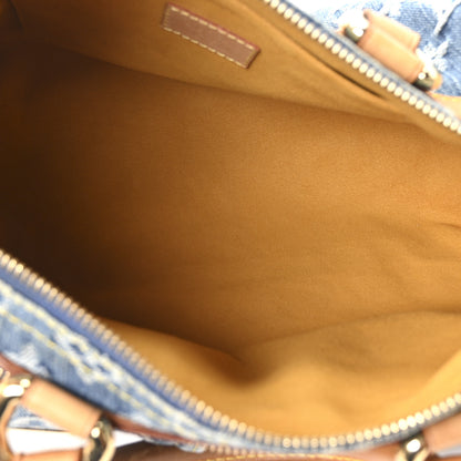 Louis Vuitton Monogram Denim Neo Speedy Blue 5 of 9