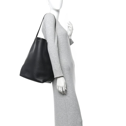 The Row Grained Calfskin Large N/S Park Tote Black 2 of 12