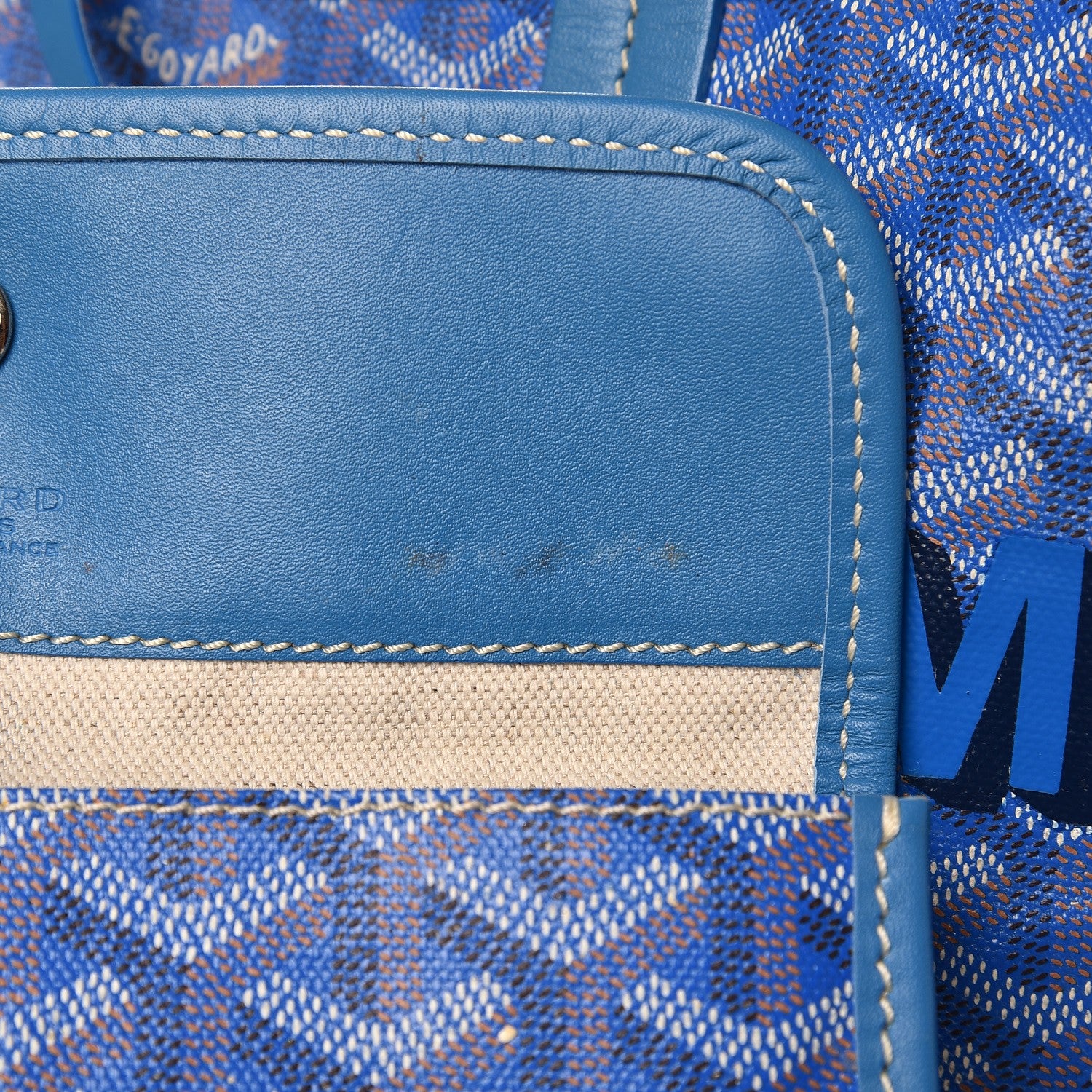 Goyard Goyardine Saint Louis GM Sky Blue 14 of 15