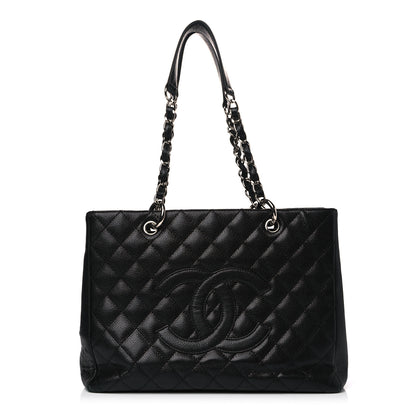 Chanel Caviar Quilted Grand Shopping Tote GST Black 1 of 16