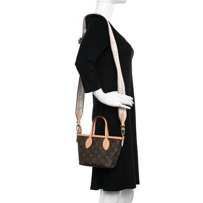 Louis Vuitton Monogram Neverfull BB Beige 2 of 9
