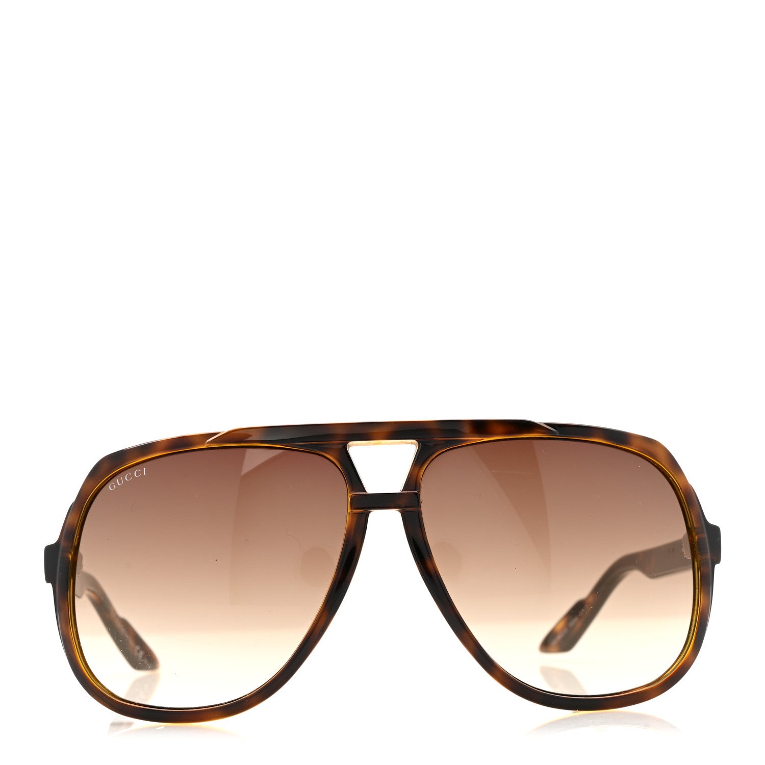 GUCCI アビエーター ツーブリッジ GG2222 ブラウンレンズ Gucci Acetate Aviator Sunglasses GG 1622/S Tortoise 1822182