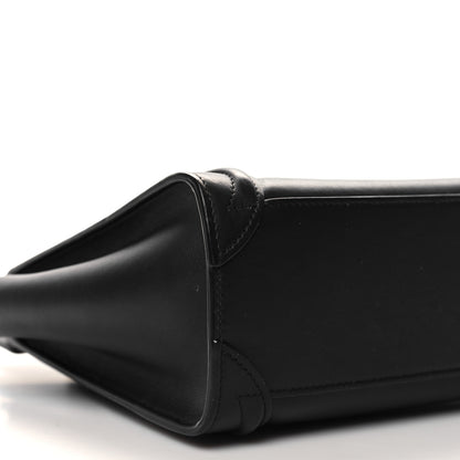 Celine Smooth Calfskin Nano Luggage Black 8 of 9