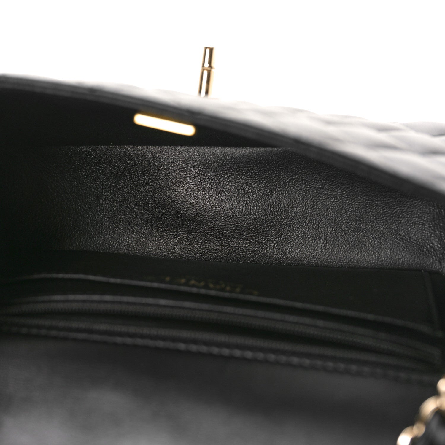 Chanel Lambskin Quilted Mini Rectangular Flap Black 5 of 9