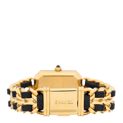 Chanel Stainless Steel Lambskin 20mm Chain Premiere Quartz Watch Gold M 3 of 4