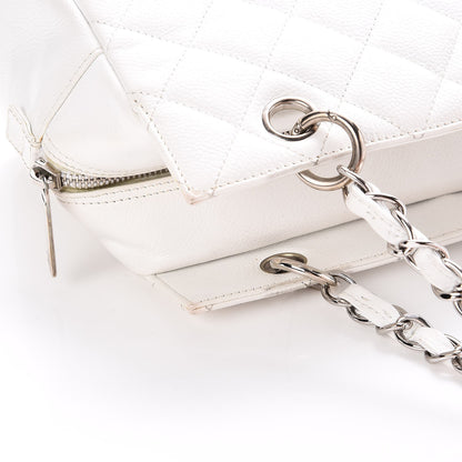 Chanel Caviar Quilted Petit Timeless Tote PTT White 10 of 15