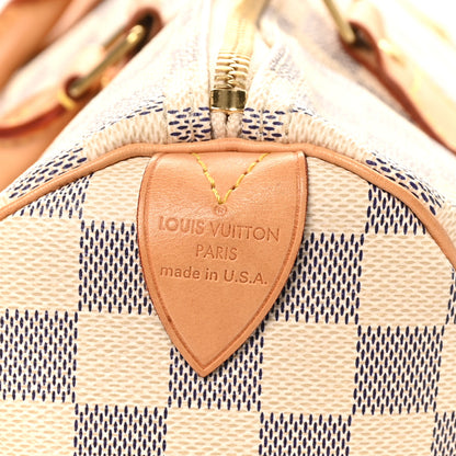 Louis Vuitton Damier Azur Speedy 35 6 of 10