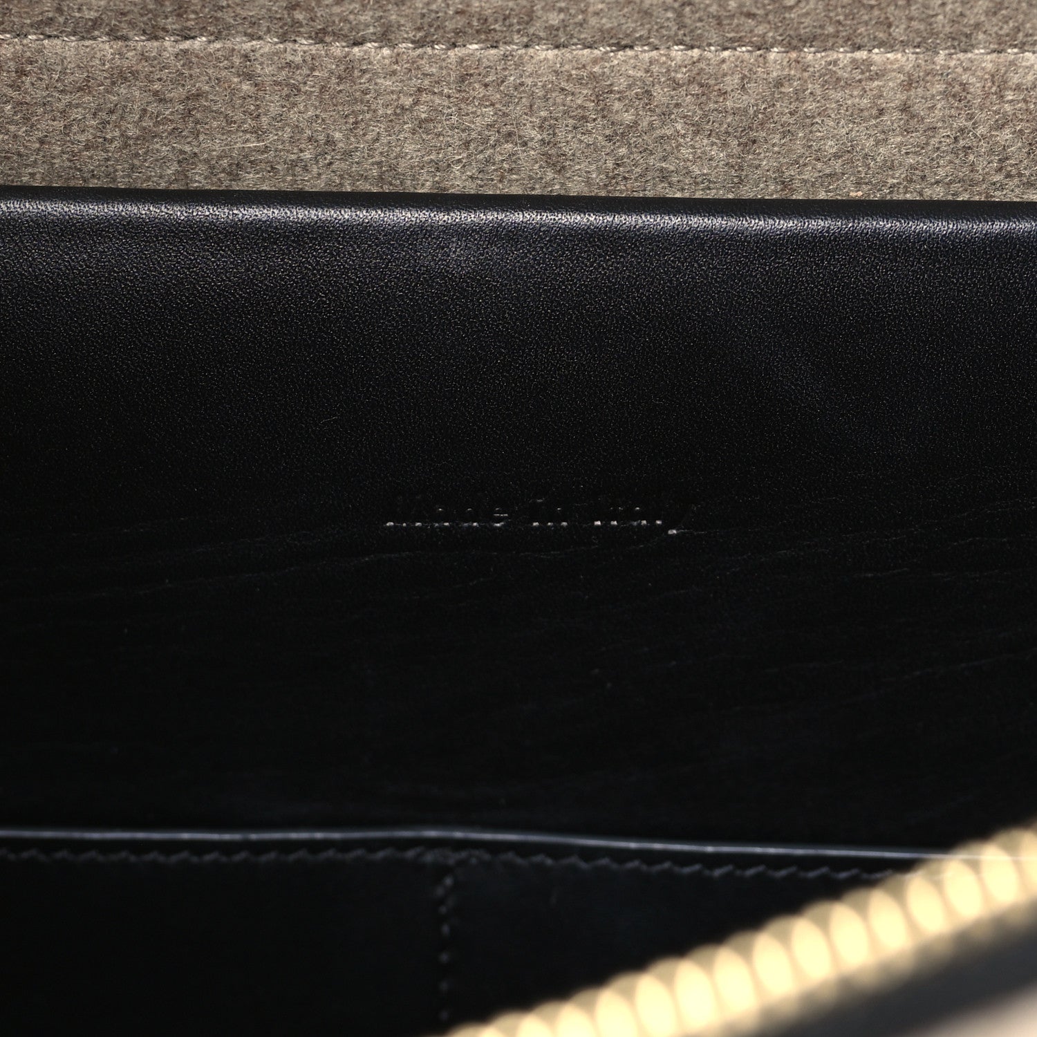 Celine Felt Smooth Calfskin Mini Belt Bag Beige 7 of 9