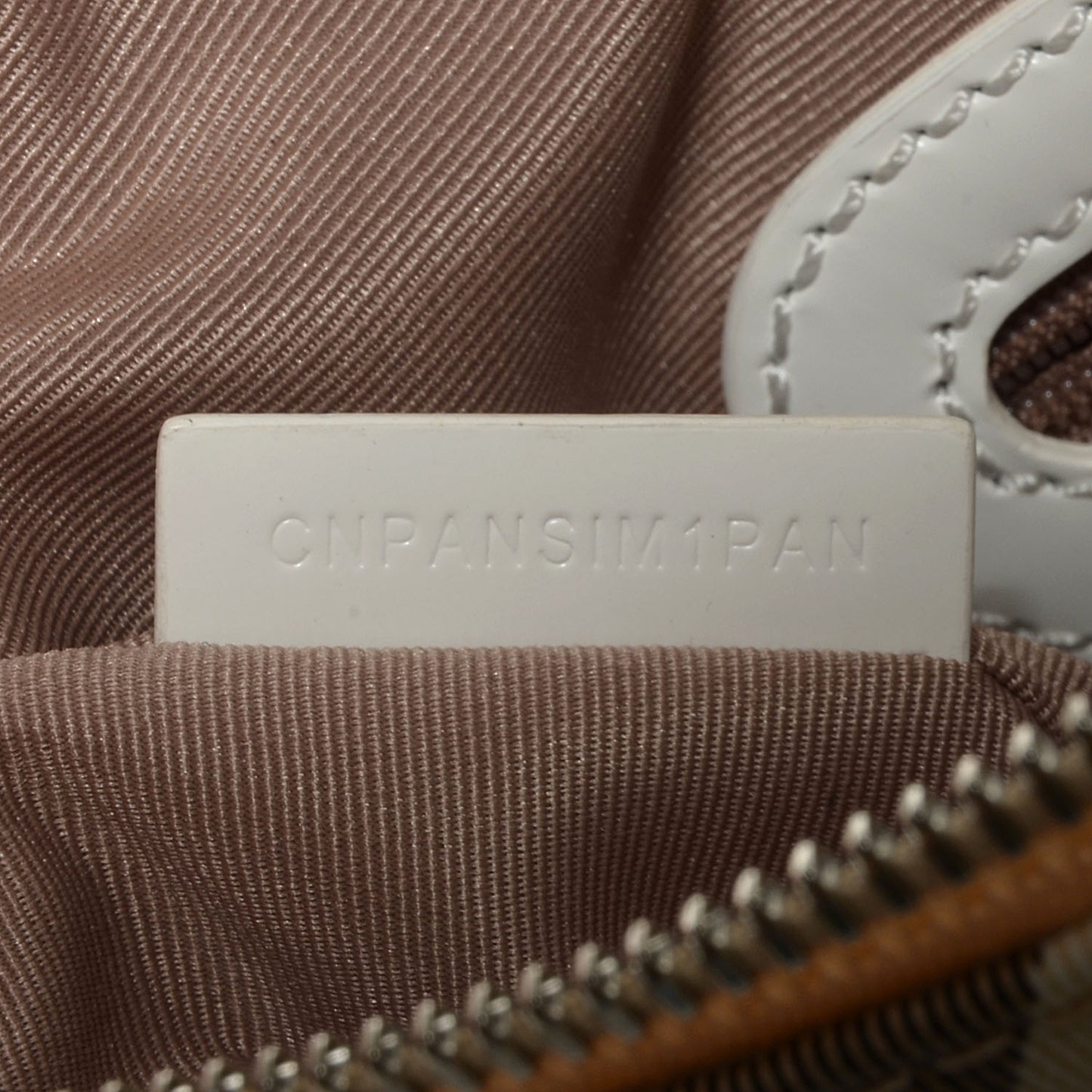 Supernova Check Small Shoulder Bag White