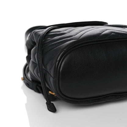 Gucci Calfskin Matelasse GG Marmont Flap Backpack Black 10 of 12
