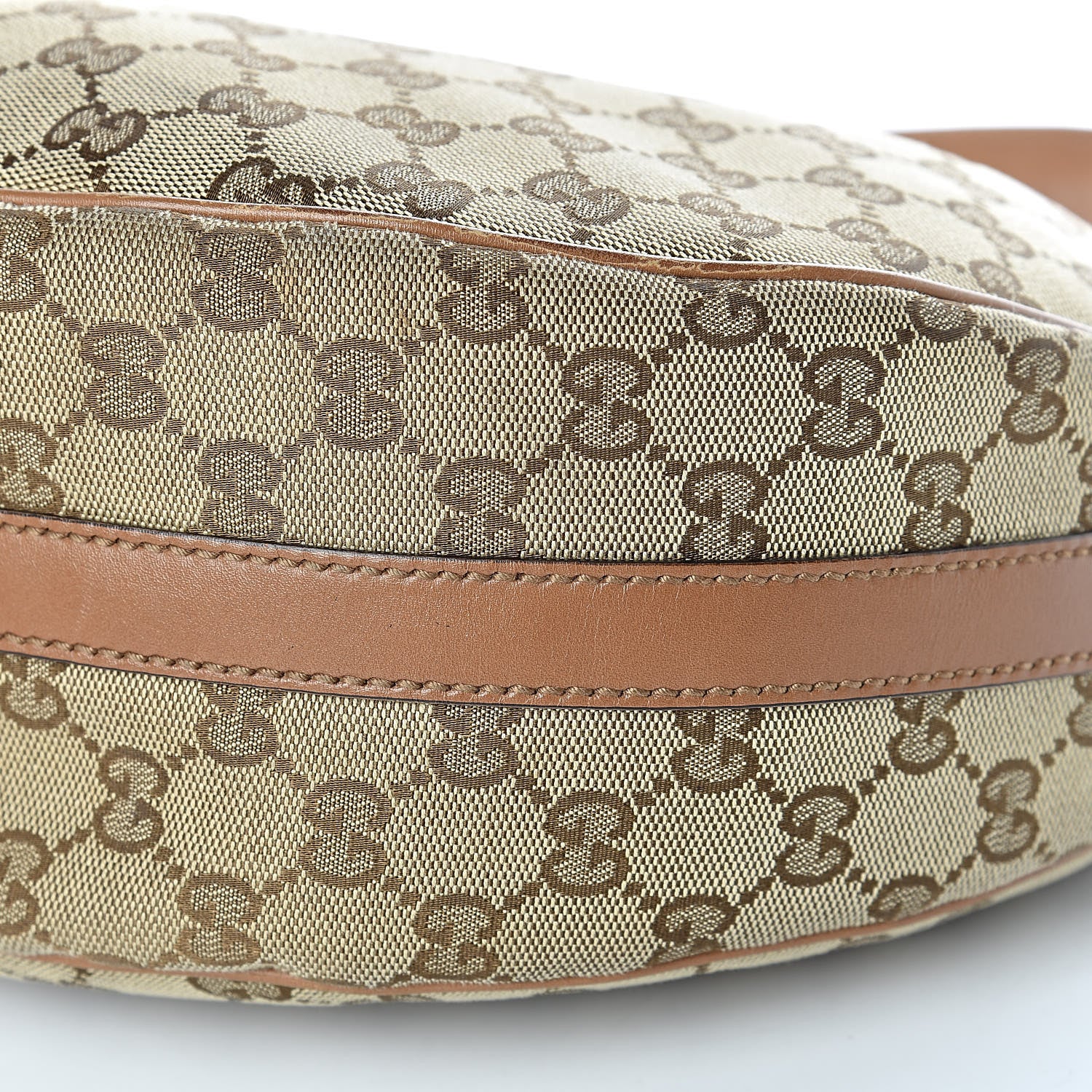 Gucci Monogram Medium GG Twins Hobo Tan 14 of 14