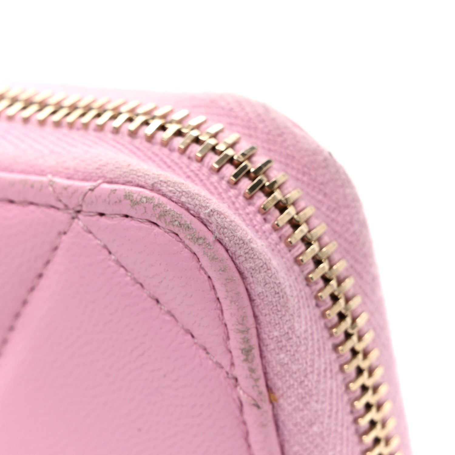 Chanel Lambskin Quilted Chanel 19 Zipped Wallet Light Pink 13 of 15