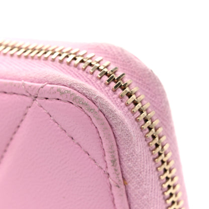 Chanel Lambskin Quilted Chanel 19 Zipped Wallet Light Pink 13 of 15