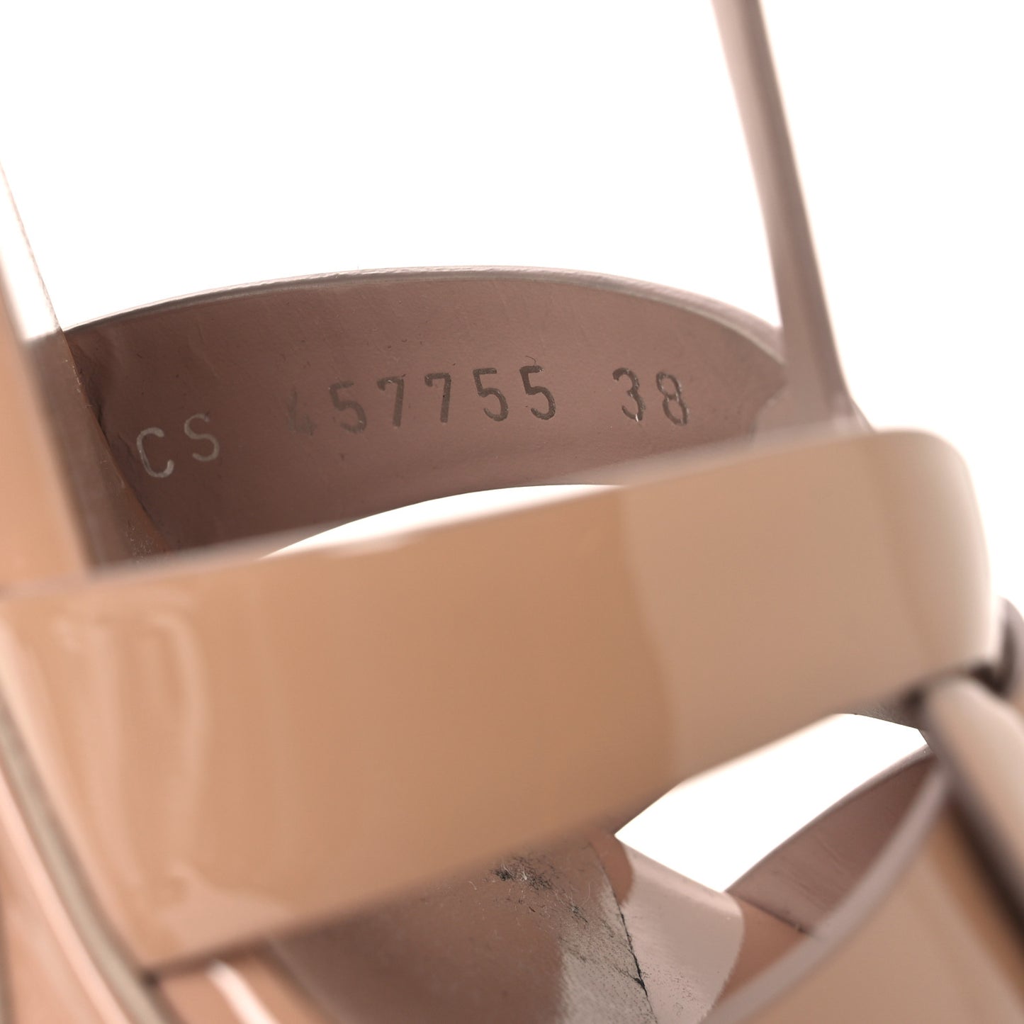 Patent Tribute 75 Platform Sandals 38 Nude